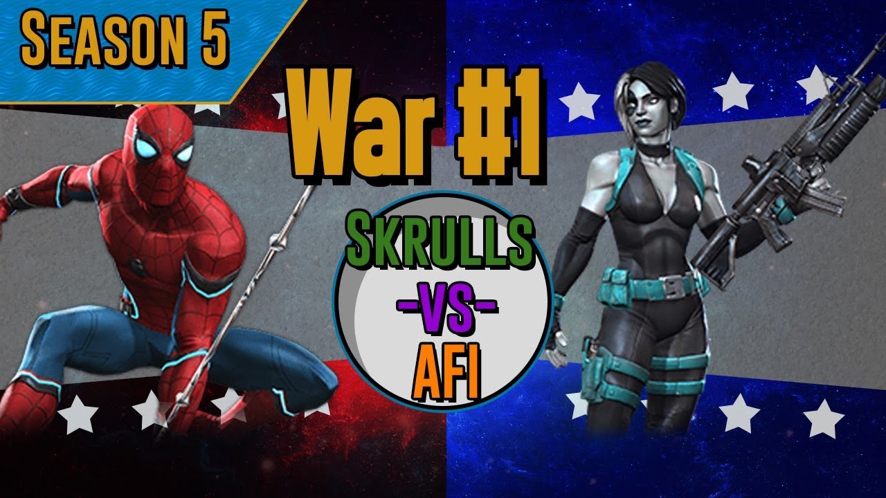 Season 5 Alliance War #1: •SAS• -vs- AFI | Marvel Contest of Champions - YouTube
