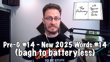 The Dictionary - Pre-G #14 - 2025 New Words 14