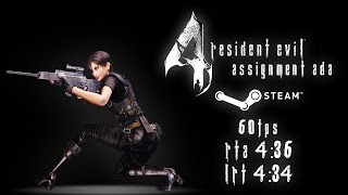 Resident Evil 4 - Assignment Ada Speedrun (4:36)  - Steam 60fps