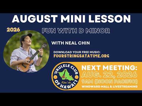 Ukulele Club of Hawai'i - May 2026 Lesson - YouTube