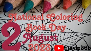 National Coloring Book Day