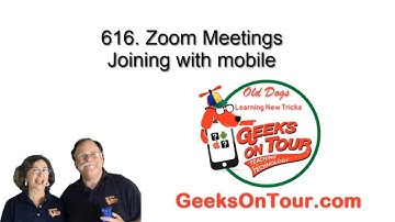 How Do I Join a Zoom Meeting with a Smartphone? Tutorial Video 616
