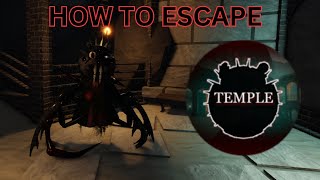 HOW TO ESCAPE CHAPTER 10 TEMPLE IN PIGGY BOOK 2 THE RESULT OF ISOLATION CONPECTS - ROBLOX