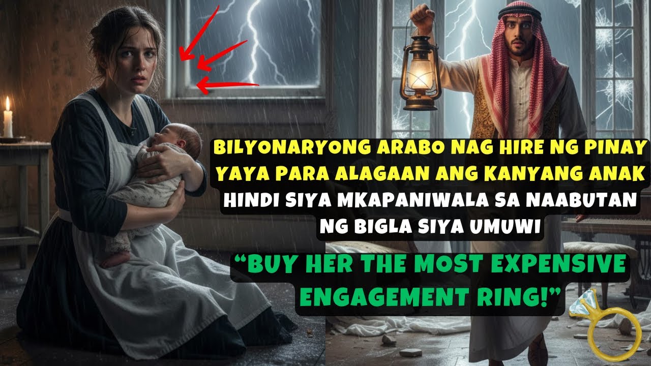 DIAMOND RING ANG REGALO SA PINAY YAYA NG ARABONG BOSS NG MAABUTAN NYA ANG GINAWA SA ANAK