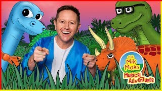 I Love Dinosaurs | A World of Jurassic Fun | Kids Songs | The Mik Maks