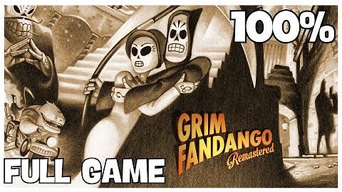 Grim Fandango Remastered 100% Full Gameplay Walkthrough + All Achievements (No Commentary)