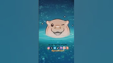 Moo Deng Fan Art Drawing She Is The Moment (ref pigeoncraft) #moodeng #art #babyhippo #drawing