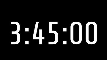 3h 45m Timer – 225 Minute Countdown | Workout Timer, Relaxing Countdown, Classroom Timer, Study Time