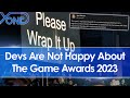 Devs Are Upset About Game Awards 2023 Rushing Acceptance Speeches &amp; Prioritizing Ads/Celebrities