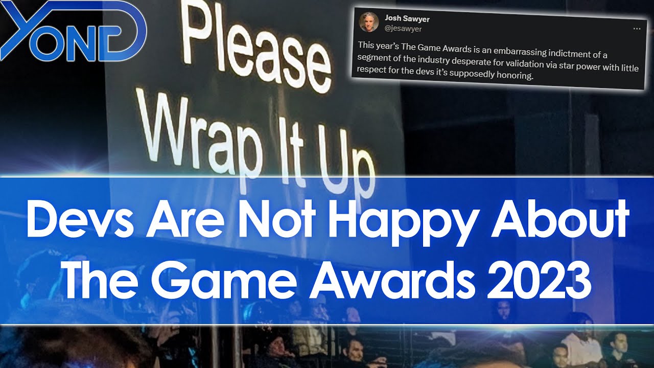 Devs Are Upset About Game Awards 2023 Rushing Acceptance Speeches & Prioritizing Ads/Celebrities