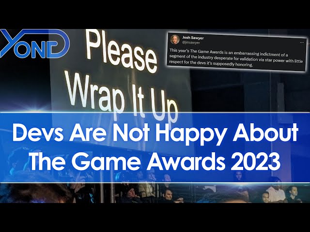 Dear Game Awards: Can We Not Rush Devs Off Stage Next Time?