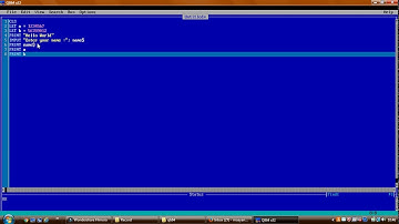 QBASIC Programming - PRINT and INPUT commands