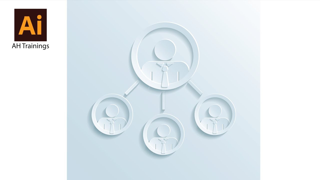 How to create Circle shadow in illustrator / Adobe illustrator Tutorial / AH Trainings