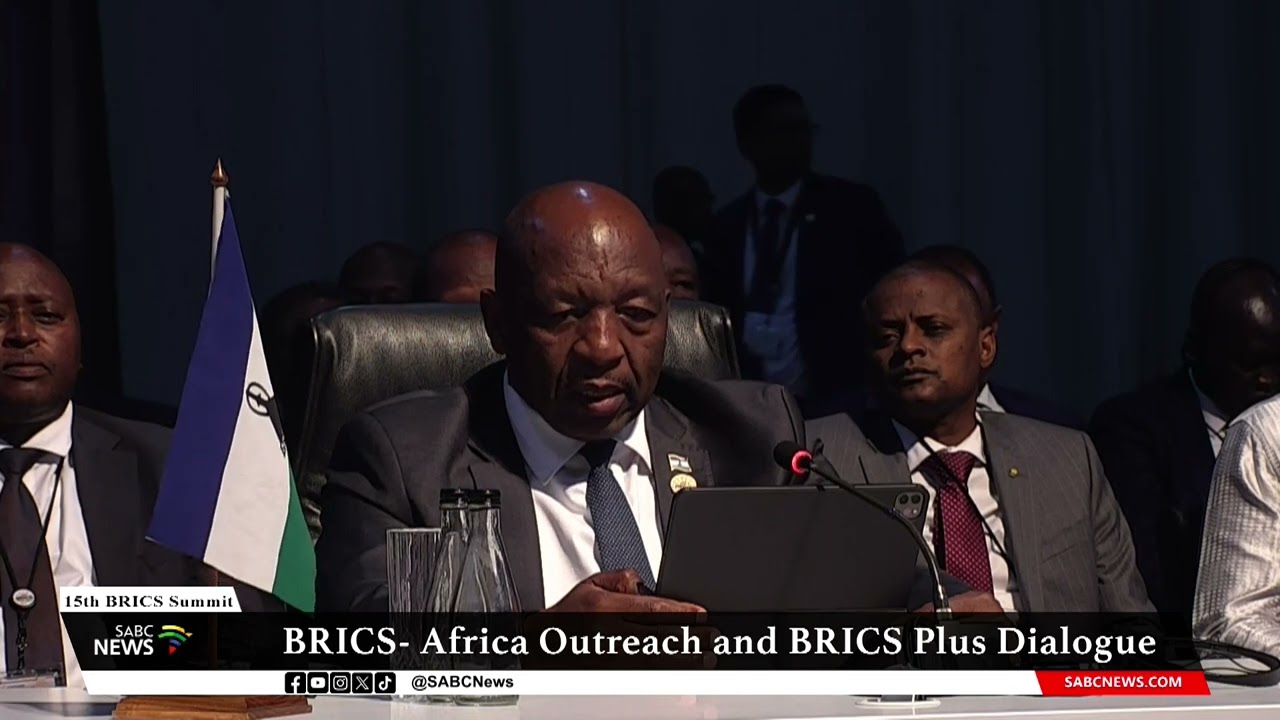 ⁣BRICS Summit I Statement by Lesotho's Prime Minister, Ntsokoane Samuel Matekane