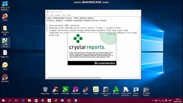 TUTORIAL MEMBUAT LAPORAN SEDERHANA DENGAN CRYSTAL REPORT