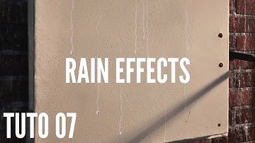 UE5 Tuto 07 Rain Effects / Advanced Master Material For Props #ue5 #unrealengine #shaders