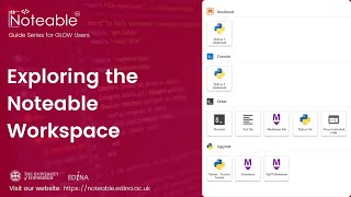 Exploring Noteable Workspace