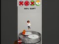 🔥0% vs 100%🔥 Soft Body Simulation in Blender 3D -- Hyper Realistic ! Country ball? #shorts