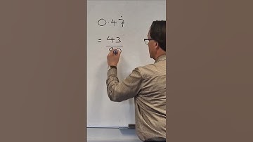 Recurring decimals (part 2) #maths #mathstips #mathstipsandtricks #mathshacks