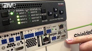 Integrate 2018: Extron Exhibits IN1808 Presentation Switcher