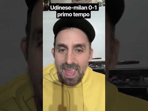 Video SPRECONI ?? POTEVAMO CHIUDERLA MANCA UN ROSSO ( UDINESE-MILAN 0-1 PRIMO TEMPO )