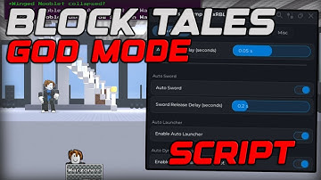 [🏜️DEMO 4] Block Tales Best Script Gui God Mode & Auto Attack - Roblox 2025