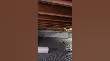 How is crawl space encapsulation installed? #crawlspaceencapsulation #foundationrepair #shorts