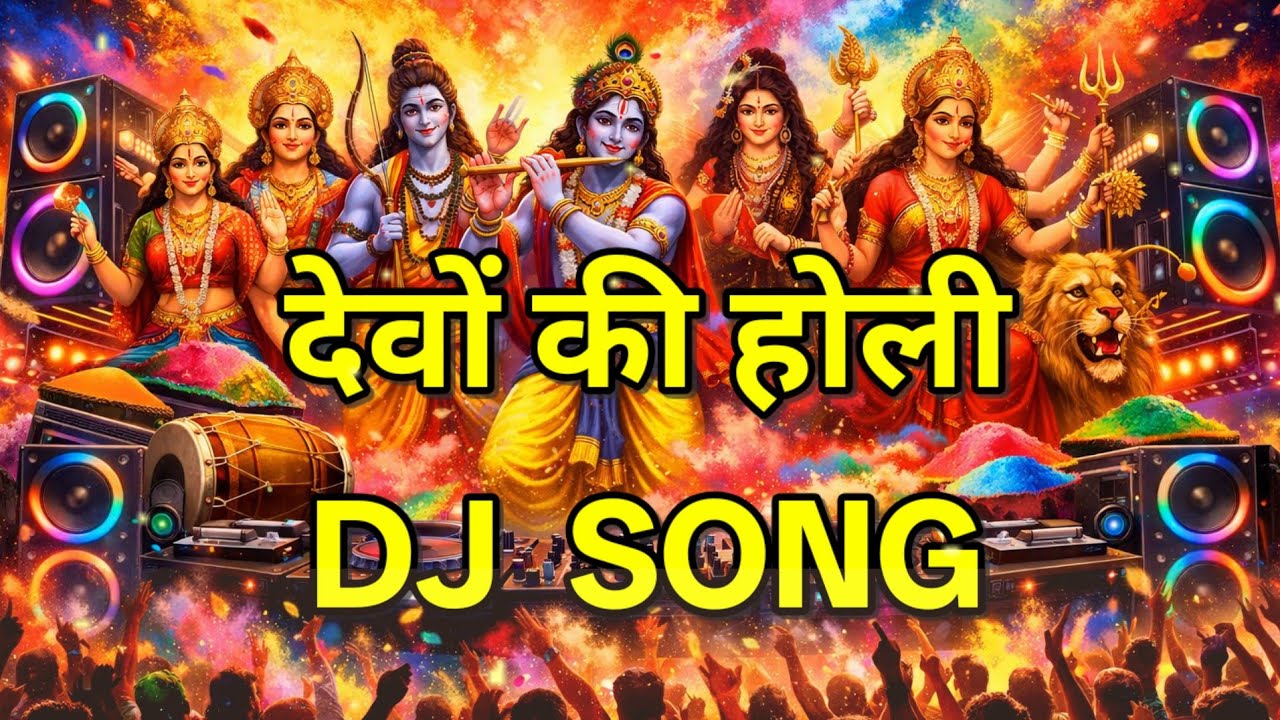 देवों संग रंगों की होली – Superhit DJ Holi Song 2026 🔥🌈