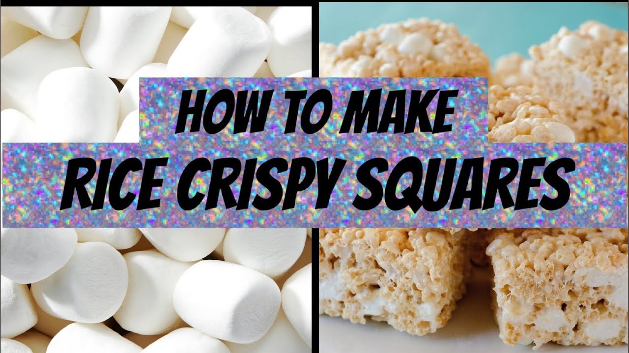 Making Rice Crispy's Making homemade rice crispy squares - YouTube
