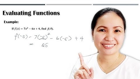 Evaluation of Function || TAGALOG MATH TUTORIAL||Teacher Weng