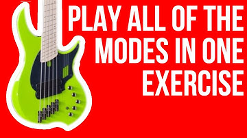 Play All Of The Modes On Bass (with one exercise)