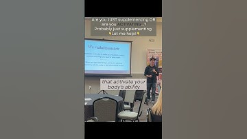 Are you JUST supplementing OR are you ACTIVATING