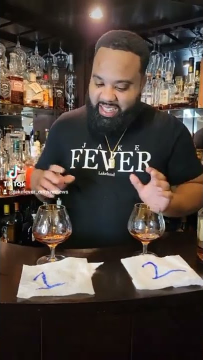 Blind Cognac Taste Test #hennessy #courvoisier #yacking #shorts #jakefever