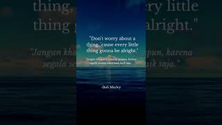 Don't worry ... - Bob Marley #quotes #shortvideo #bobmarley #bobmarleyquotes screenshot 1