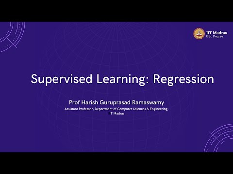 Supervised Learning: Regression - Supervised Learning: Regression