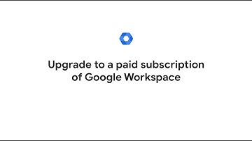 Upgrade to a paid subscription of Google Workspace
