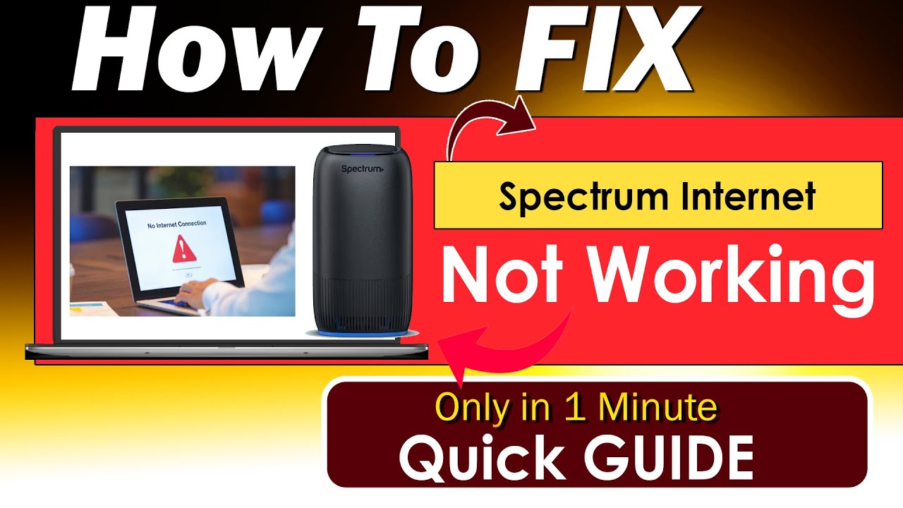 Spectrum Internet Not Working - How to Troubleshoot & Fix - EASY GUIDE ...