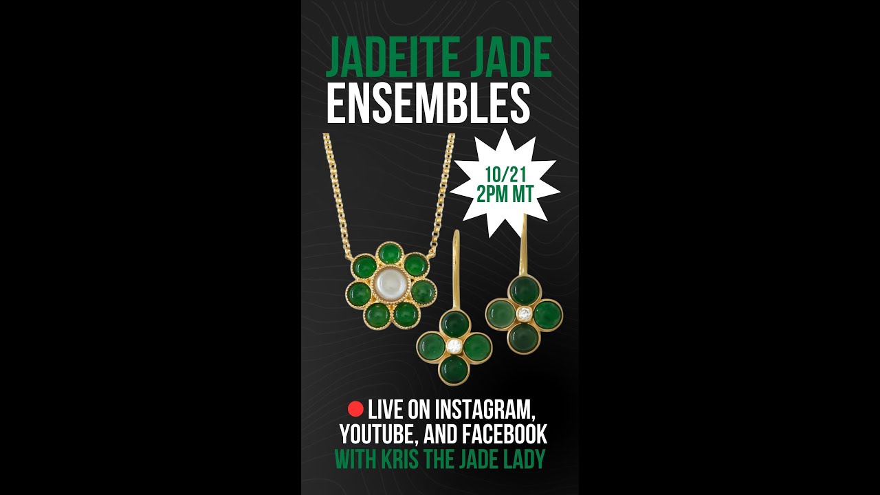 Ice Jadeite Jade Carved Floral 18k Yellow Gold Ring – Mason