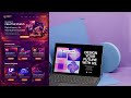 Landing Page UI Design in Photoshop | Modern Website Design Tutorial Hindi