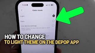 How To Change to Light Theme on the Depop App!