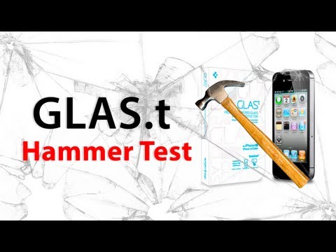 [Hammer Test] Spigen GLAS.t for iPhone 4S / 4