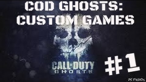 COD GHOSTS: Custom Games #1: Zombies!