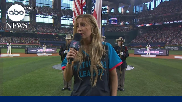 Ingrid Andress explains her national anthem performance at the 2024 Home Run Derby