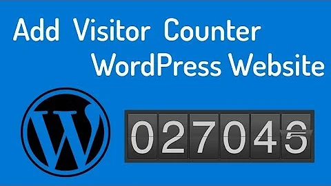 How To Add Visitor Counter WordPress WebSite  |  Curious Zone 9