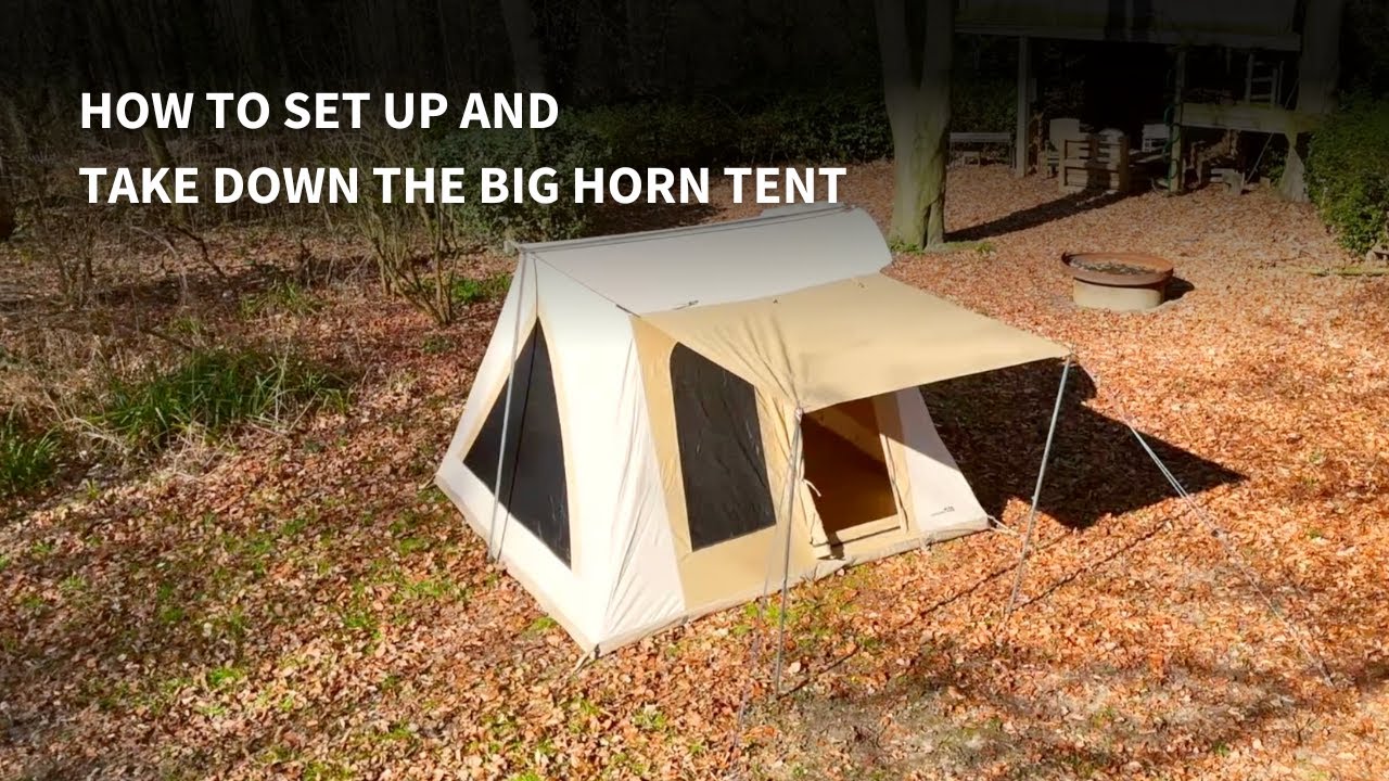 How to Set Up and Take Down the Big Horn Tent | CanvasCamp