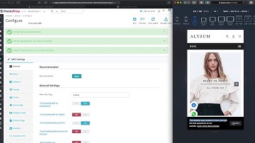 Prestashop AMP module General settings