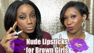 Nude Lips for Brown Beauties | 2 Brown Girls