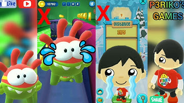 Tag with Ryan vs Om Nom: Run