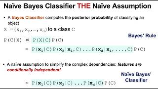 Naïve Bayes Classifier Explained | Classification, Laplace Smoothing & Worked Examples