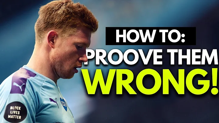 Become a PRO FOOTBALLER with KEVIN DE BRUYNE MINDSET | Bounce back from FAILURE(football psychology)